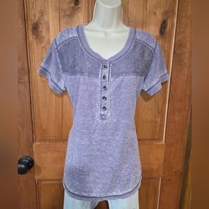 Jasmine & Ginger Lavender Lace Accent Tee